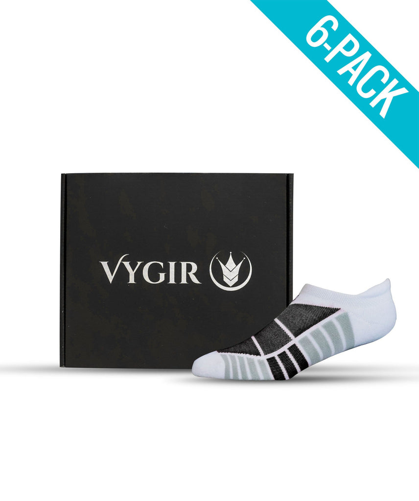Men's 6 Pack - Athletic Socks -  Select Your Colors - Vygir