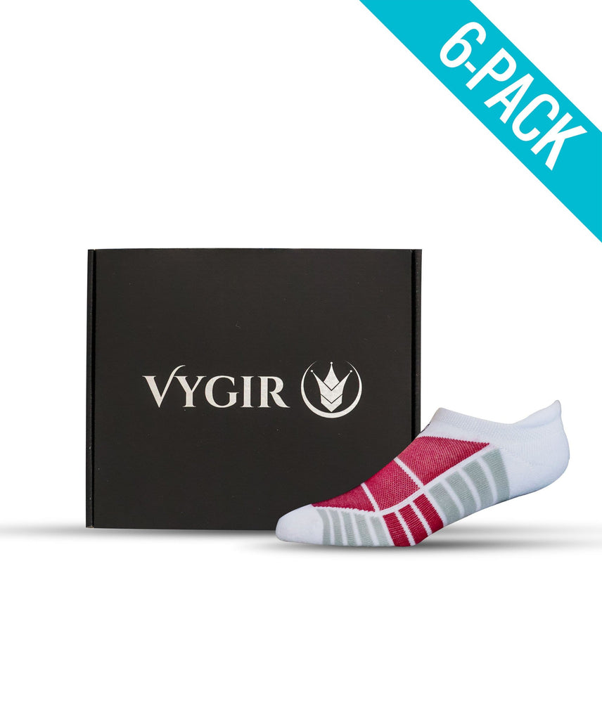 Women's 6 Pack - Athletic Socks -  Select Your Colors - Vygir