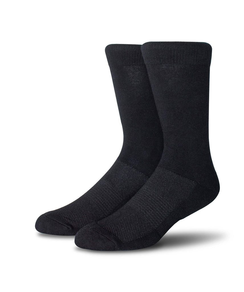 amazon black dress socks Amazon.com: Falari Men Dress Socks 5-Pack Plain Rib Black Dress Socks Cotton Crew Socks Size 10-13 : Clothing, Shoes & Jewelry